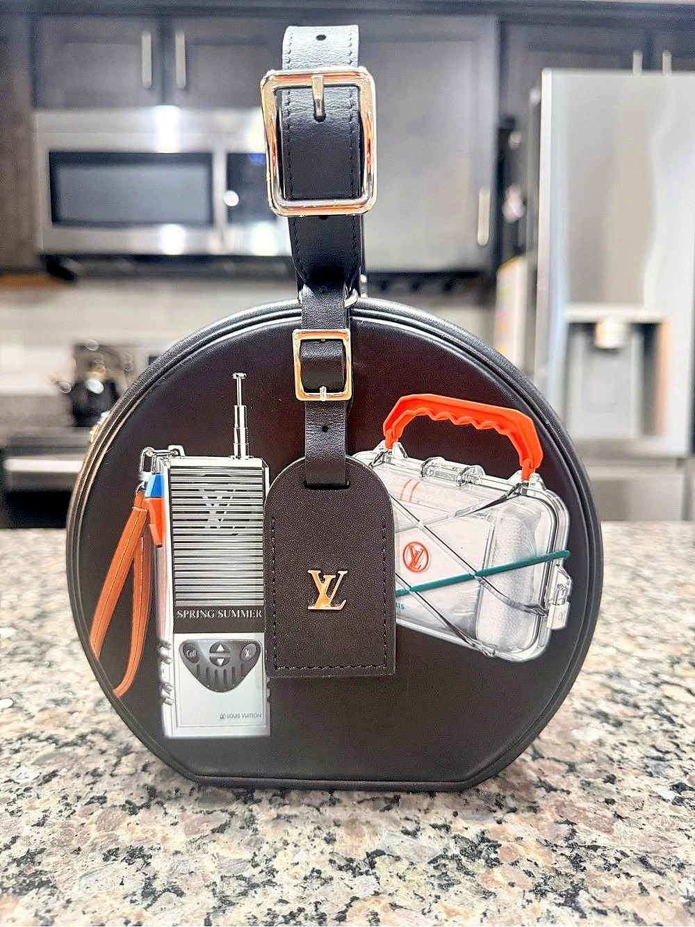 Louis Vuitton Petite Boîte Chapeau Pre-Fall 2018 Gadgets Print RARE 2018 LIMITED